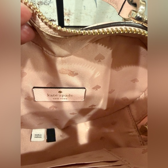 Kate Spade Love Shack Heart Crossbody Bag Chalk Pink Saffiano Leather Rare - Picture 7 of 7
